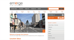 Desktop Screenshot of emergefilmsolutions.com